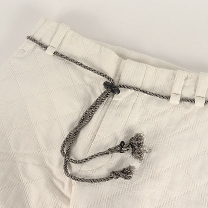 24SS 刺し子 ワイド バギー スラックス (sashiko slacks 4E124-75)