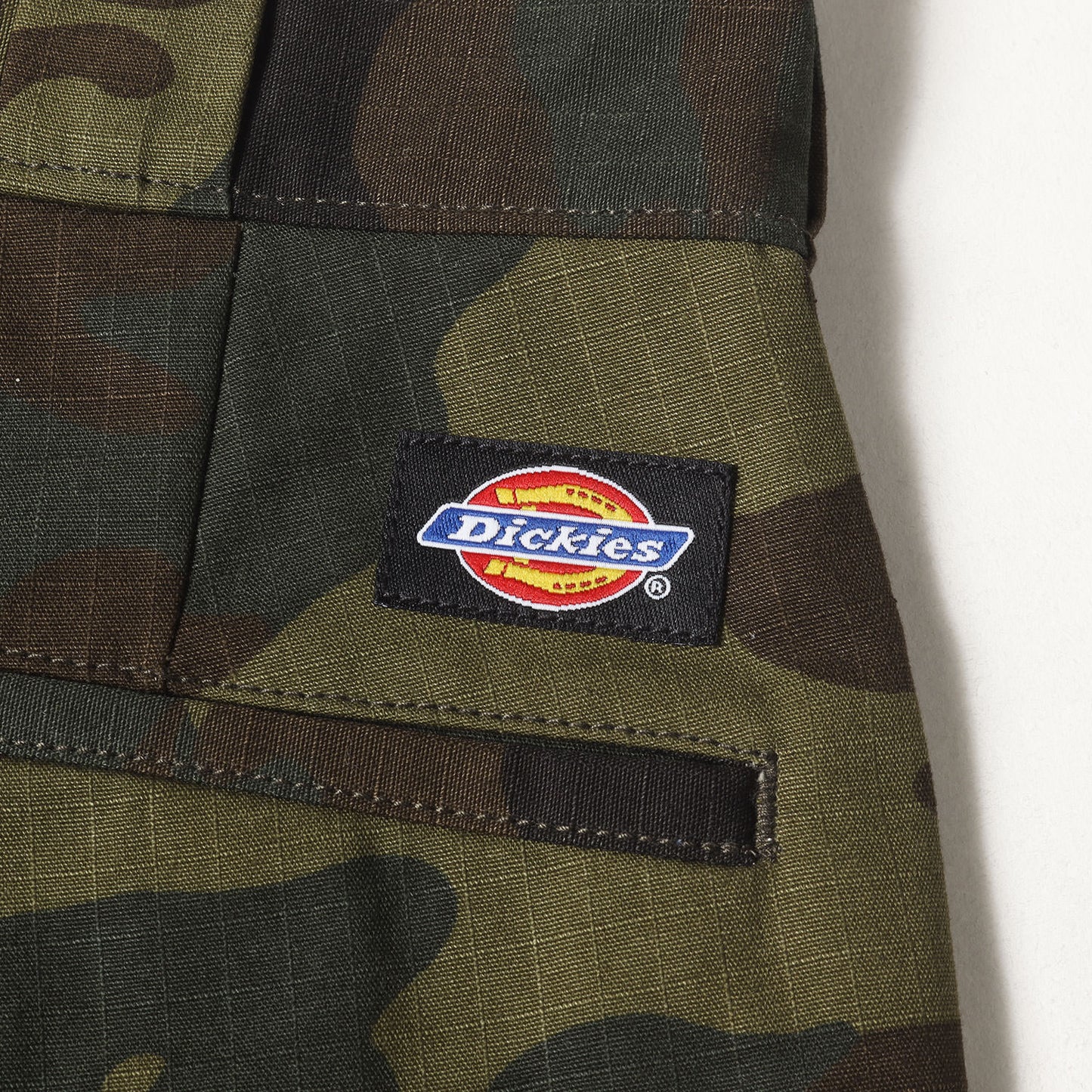 23SS × Dickies 別注 カモ ヘリボーン ツイル ワーク パンツ (Organic Cotton Herringbone Pants 231M40RH03)