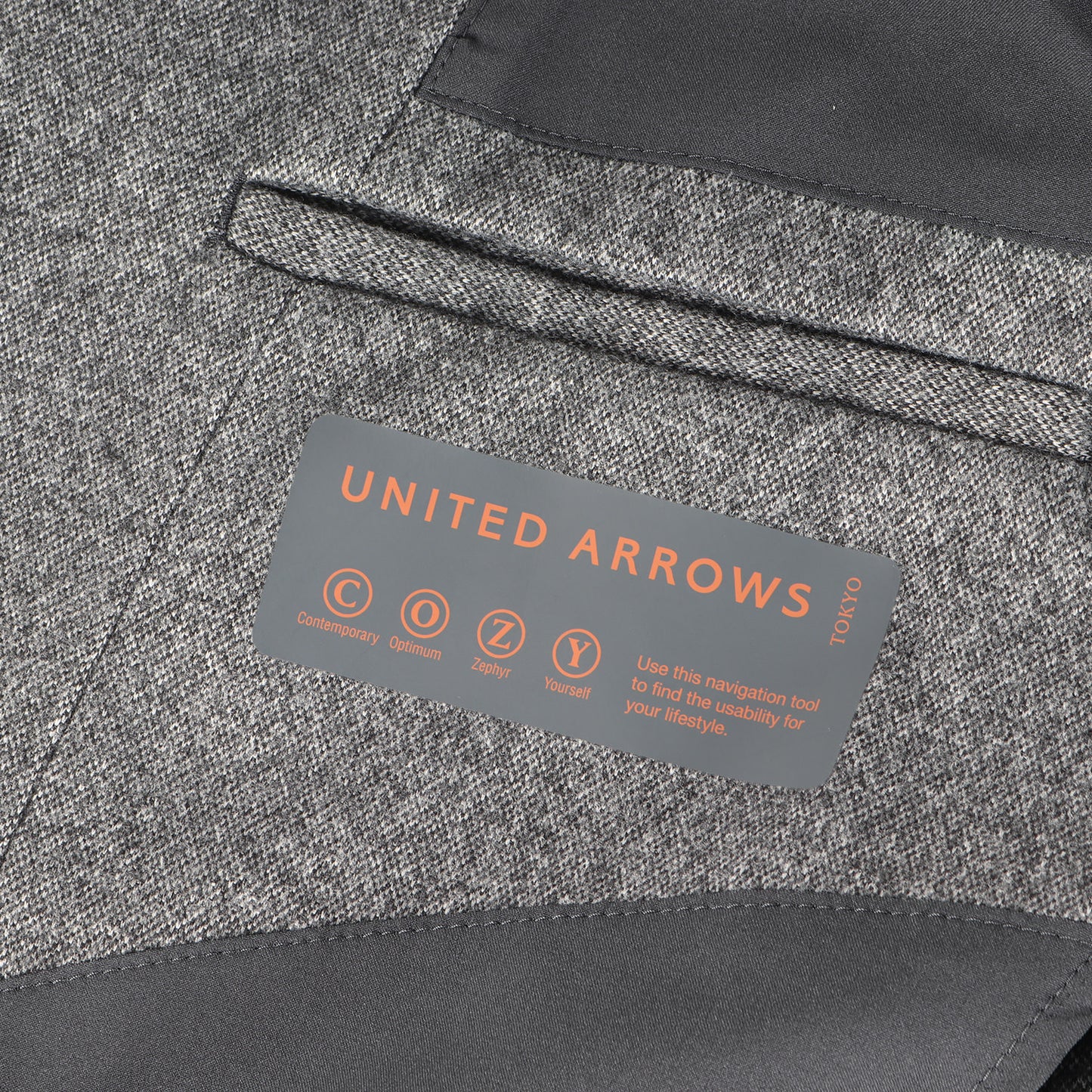 24AW ホームスパン ジャージ シングル 2B テーラードジャケット (UA COZY 1121-110-3080)