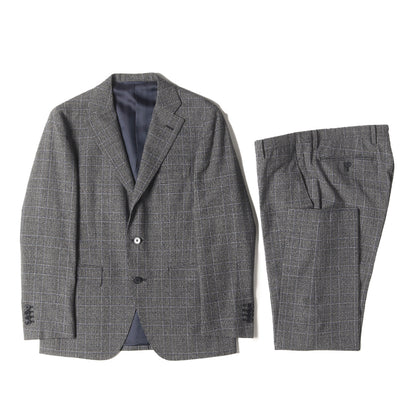 × REDA グレンチェック セットアップ スーツ (3442100) / blazer's bank.com