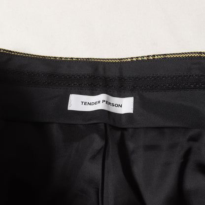 23SS タータンチェック スリットヘム パンツ