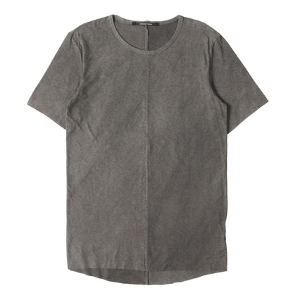 コールドダイ加工 カットオフ Tシャツ (High Twist Cotton Cold Dye Cut Off Half Sleeve T-Shirt)