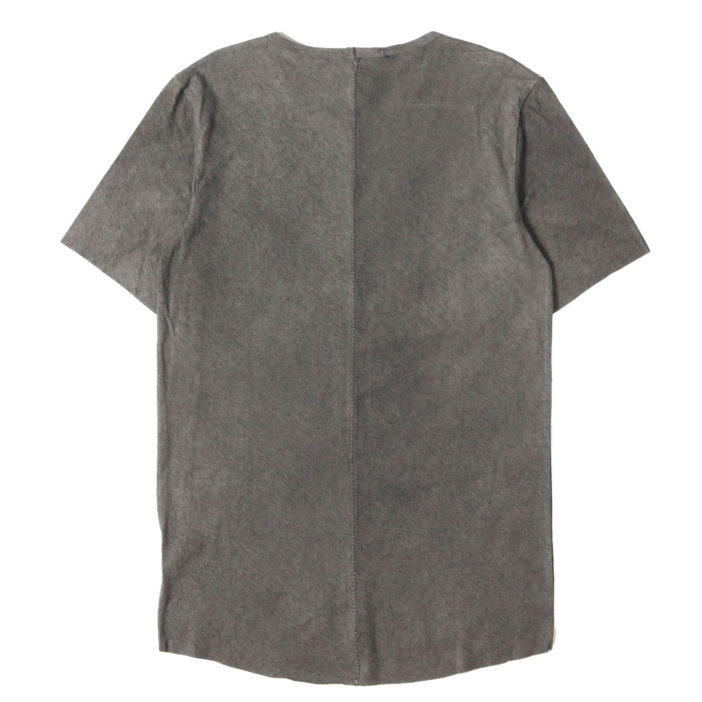 コールドダイ加工 カットオフ Tシャツ (High Twist Cotton Cold Dye Cut Off Half Sleeve T-Shirt)