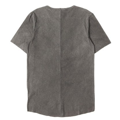 コールドダイ加工 カットオフ Tシャツ (High Twist Cotton Cold Dye Cut Off Half Sleeve T-Shirt)