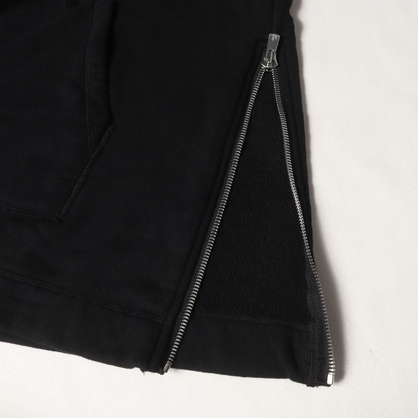 クラッシュ ダメージ加工 スウェット ロング パーカー (LONG HOODED P/O RC9-C-003)