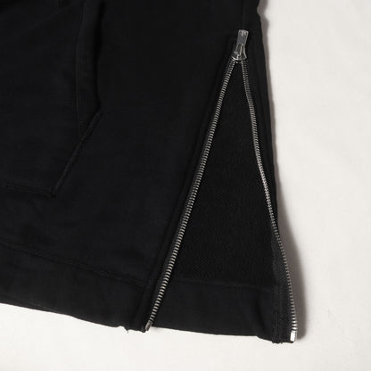 クラッシュ ダメージ加工 スウェット ロング パーカー (LONG HOODED P/O RC9-C-003)