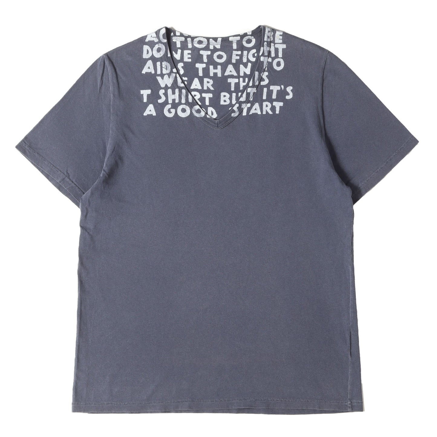 Vネック エイズ Tシャツ (AIDS T-SHIRT)