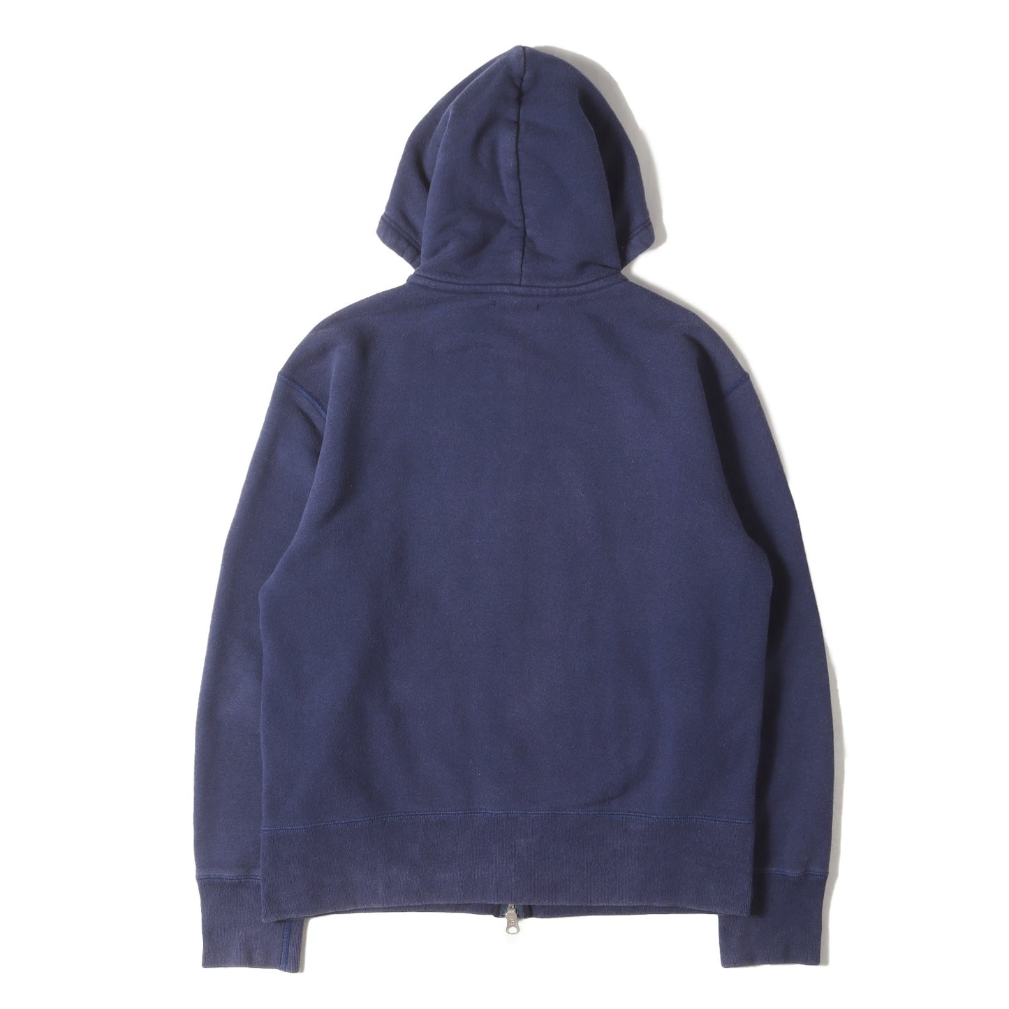 × BEAMS PLUS 吊り編み 裏毛 スウェット ダブルジップ パーカー / SLIM FIT