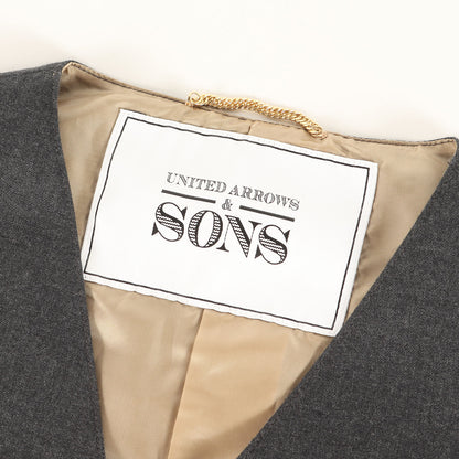 ウール サージ ジャンプスーツ (SERGE JUMPSUITS 5523-199-0012) / & SONS