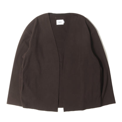 ノーカラー フリース カーディガン (by DAISUKE OBANA FLEECE C/OFF CARDIGAN 5525-299-0672) / & SONS