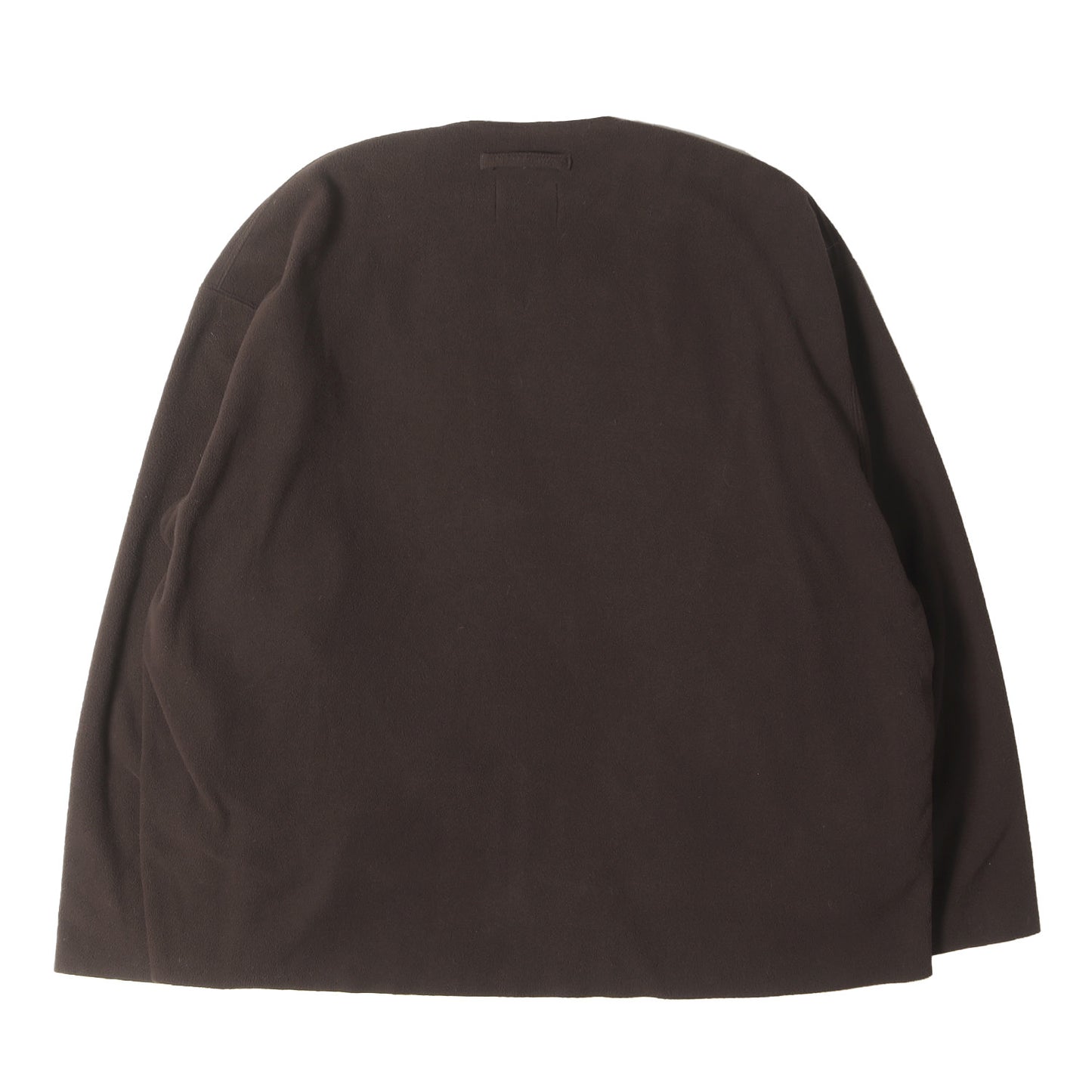 ノーカラー フリース カーディガン (by DAISUKE OBANA FLEECE C/OFF CARDIGAN 5525-299-0672) / & SONS
