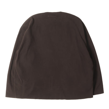 ノーカラー フリース カーディガン (by DAISUKE OBANA FLEECE C/OFF CARDIGAN 5525-299-0672) / & SONS