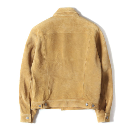 サードタイプ カウスウェード トラッカージャケット (3rd TRUCKER LEATHER JACKET 211147602)