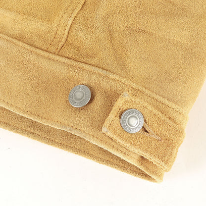 サードタイプ カウスウェード トラッカージャケット (3rd TRUCKER LEATHER JACKET 211147602)