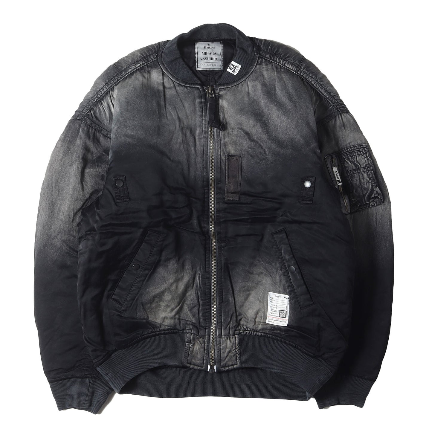 24AW ヴィンテージ加工 フライト ボンバー ジャケット (AGED FLIGHT JACKET J13BL151)