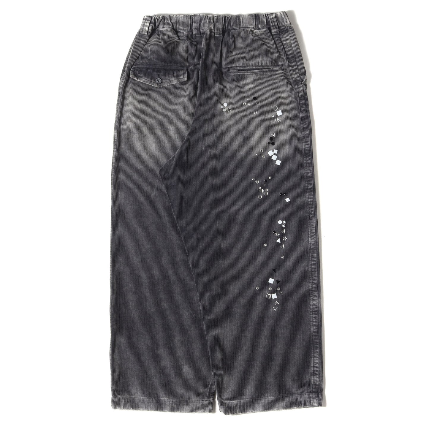 25AW ラインストーン コーデュロイ ワイドパンツ (Embellished Corduroy Trousers A15PT034) / MAISON