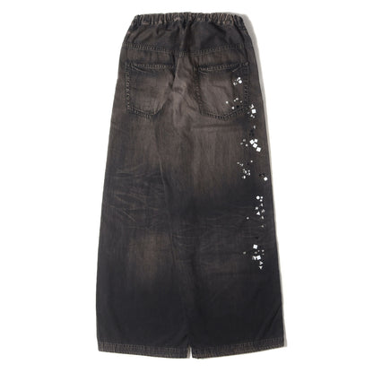 25AW ラインストーン ワイド デニム パンツ (Embellished Denim Wide Pants B15PT081)