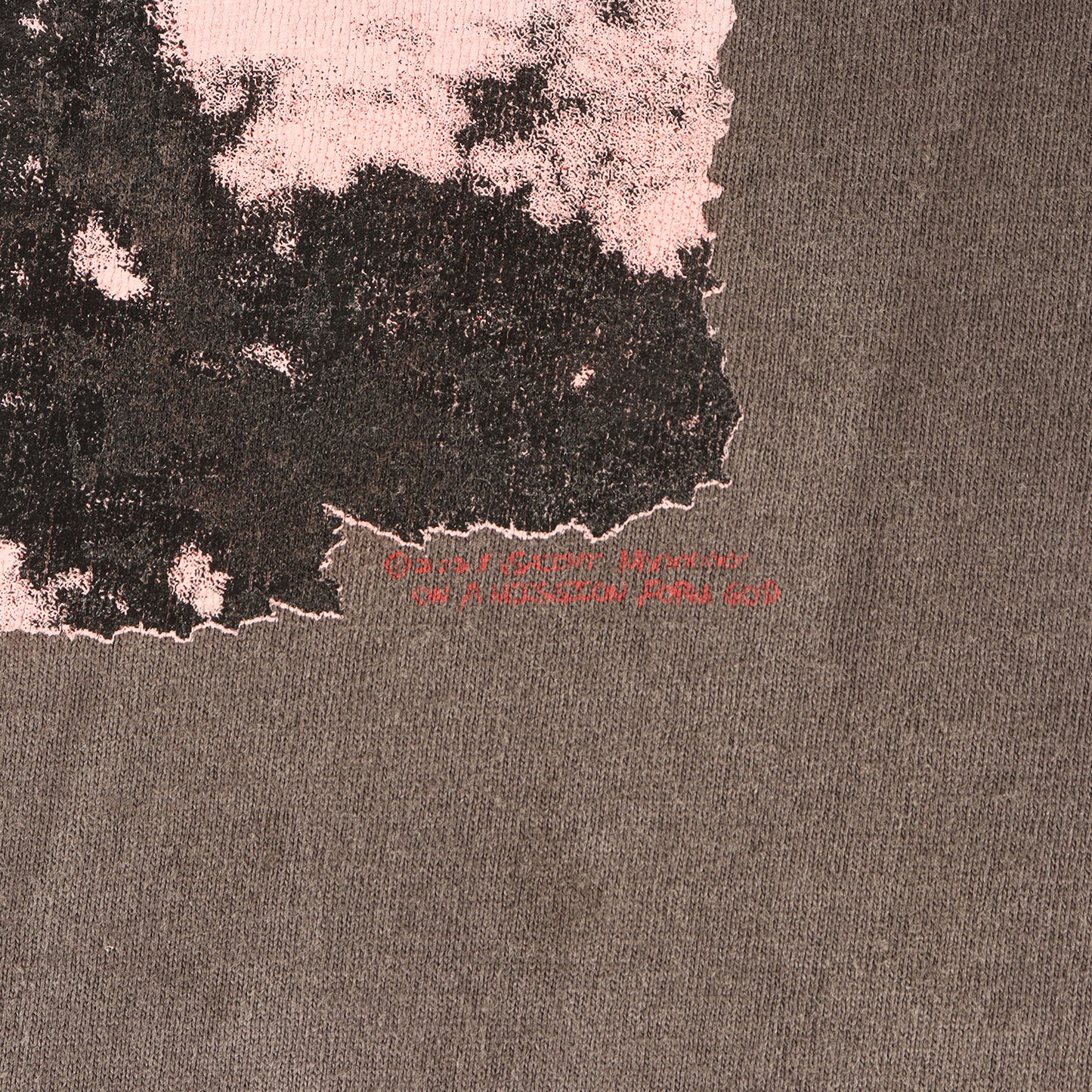 21AW ヴィンテージ加工 SONIC YOUTH パロディ グラフィック Tシャツ (SAINT YOUTH ASCENSION)