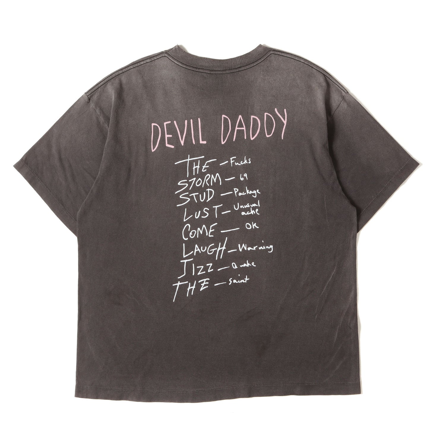 25SS ヴィンテージ加工 グラフィック Tシャツ (SS Tee Devil Daddy)