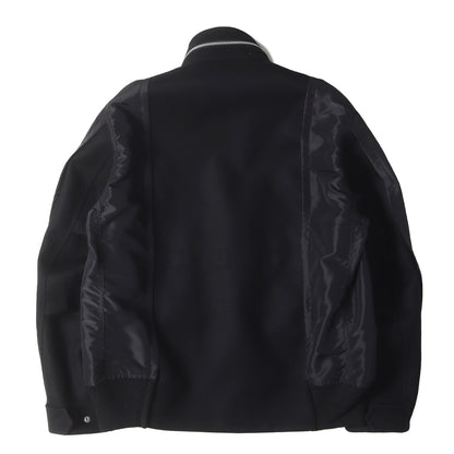 24AW メルトン ナイロン コンビ ブルゾン (Wool Melton Nylon Twill Blouson 24-03554M)