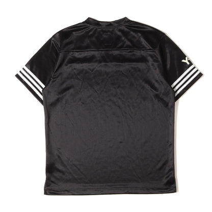 サテン フットボール Vネック Tシャツ