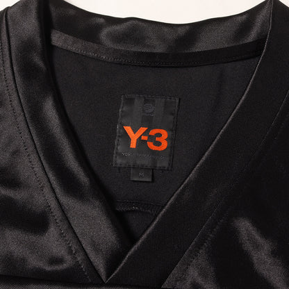 サテン フットボール Vネック Tシャツ