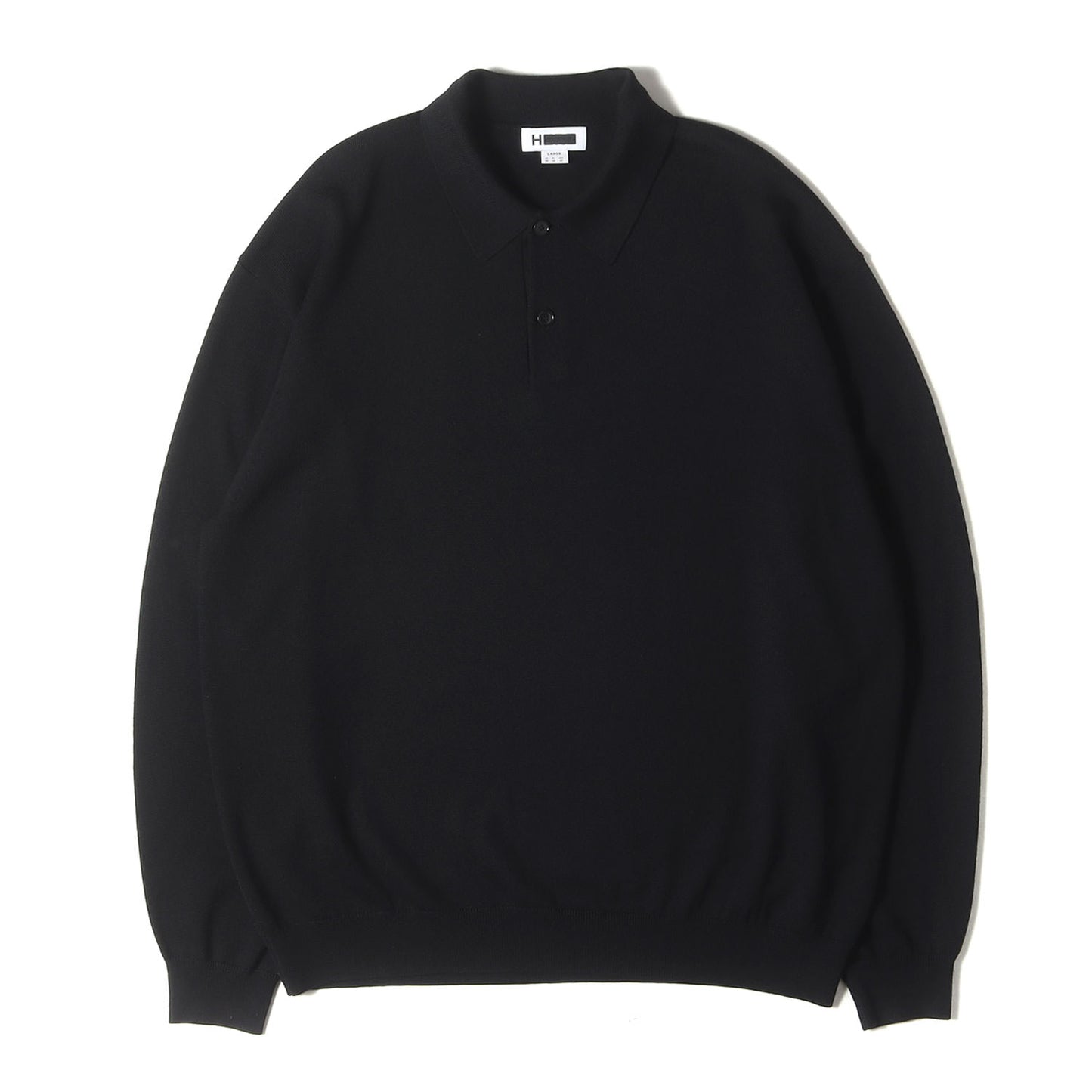 ロングスリーブ ニット ポロシャツ (1299-105-9246) / SAMPLE