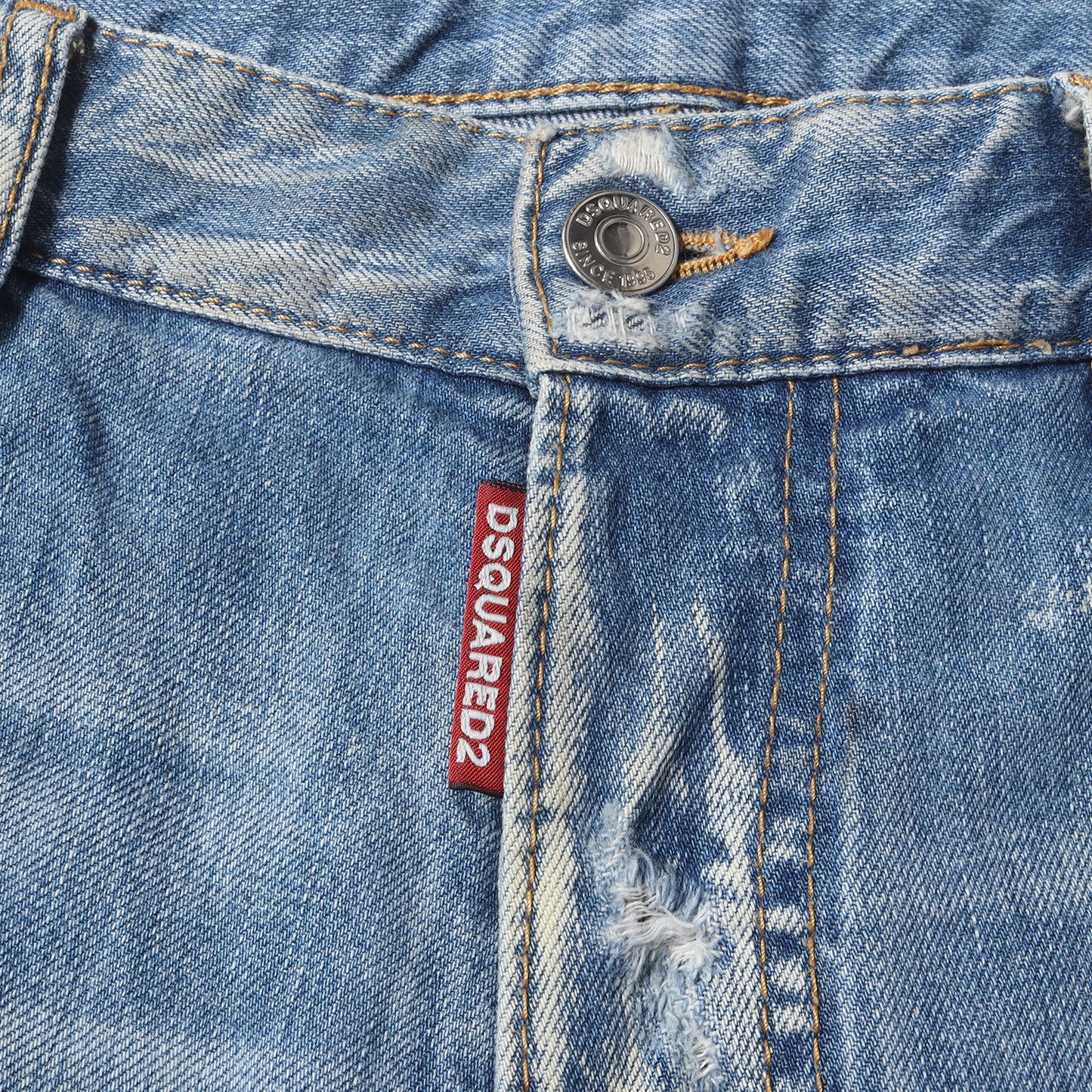 ヴィンテージ加工 チェックネルリペア スリム デニム パンツ (Cool Guy Jean S74LB0357 S30309)