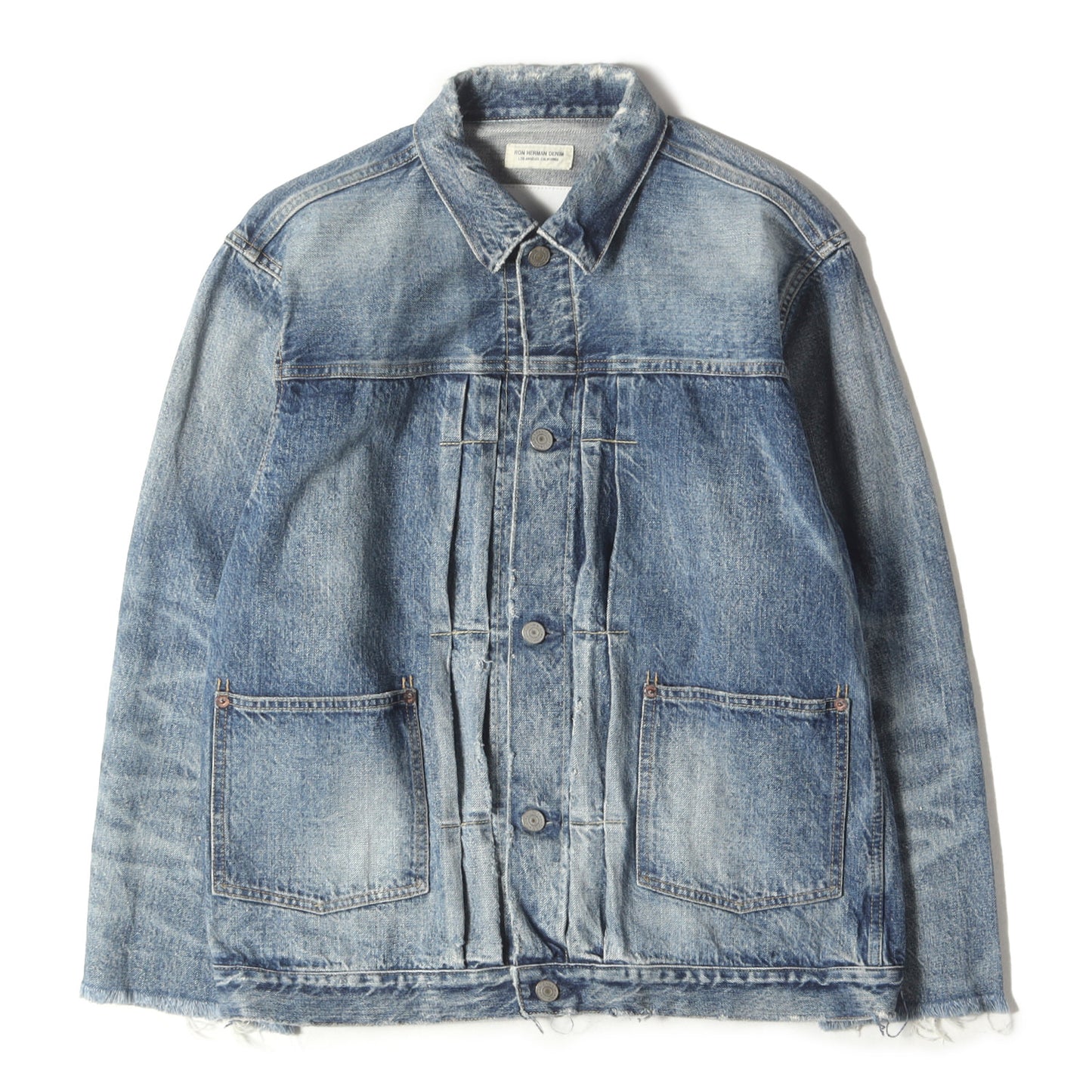 ヴィンテージ加工 デニム トラッカー ジャケット (40s Cutoff Denim Jacket 3220400100)