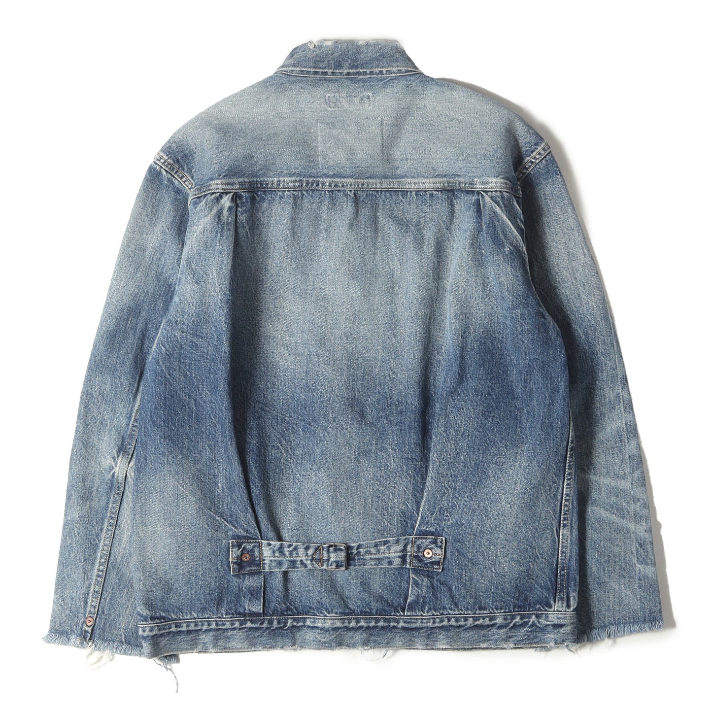 ヴィンテージ加工 デニム トラッカー ジャケット (40s Cutoff Denim Jacket 3220400100)