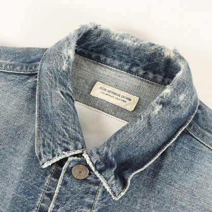 ヴィンテージ加工 デニム トラッカー ジャケット (40s Cutoff Denim Jacket 3220400100)