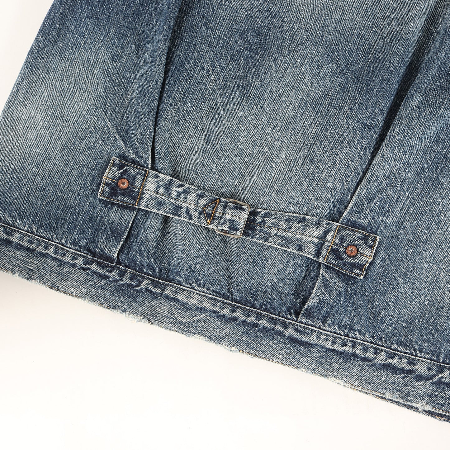ヴィンテージ加工 デニム トラッカー ジャケット (40s Cutoff Denim Jacket 3220400100)