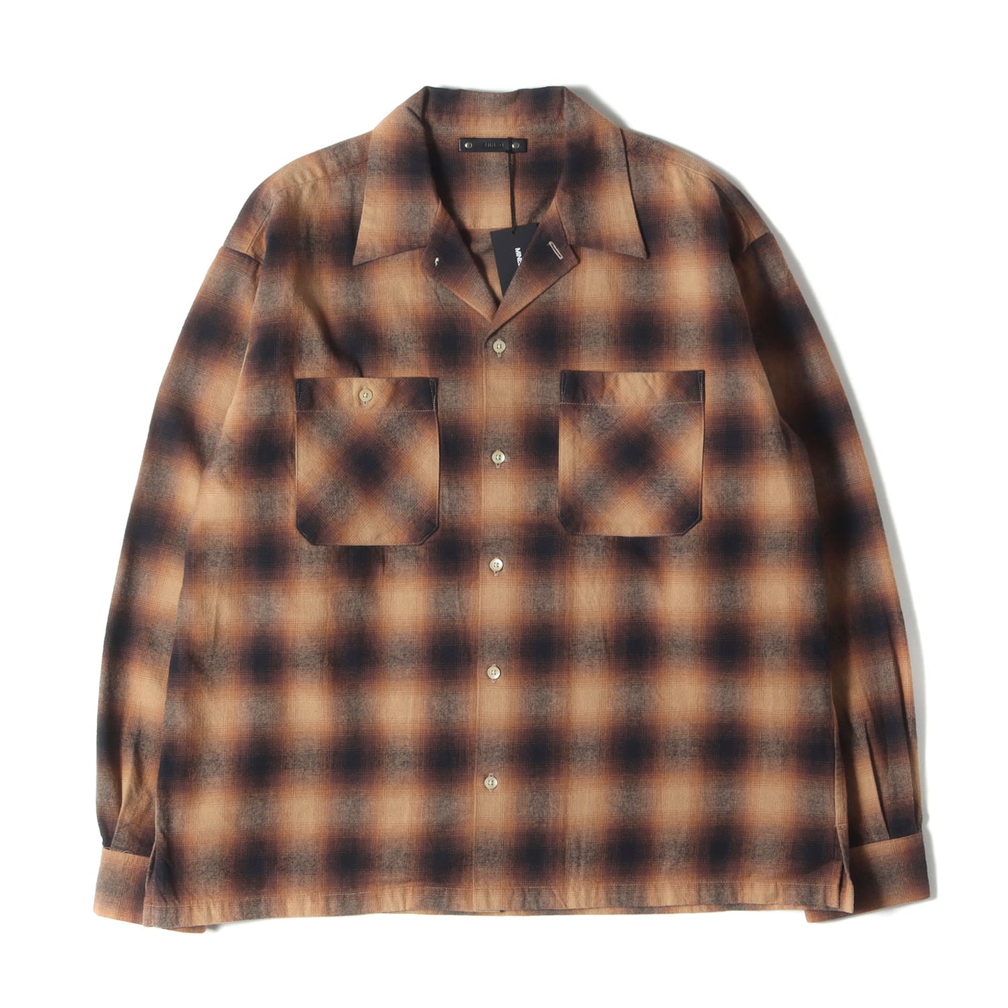 25AW オンブレチェック フランネル シャツ (C.Flannel Ombre Open Collar SH 2509-5004)
