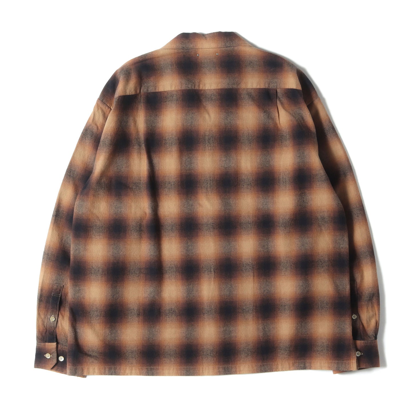 25AW オンブレチェック フランネル シャツ (C.Flannel Ombre Open Collar SH 2509-5004)