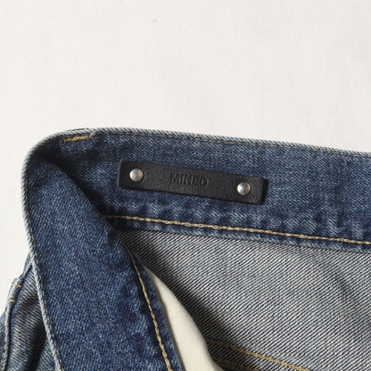 23SS ヴィンテージ クラッシュリペア加工 ワイド ストレート デニム パンツ (NE.Wide 5pocket USD 2308-1001)