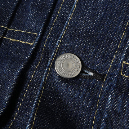 22AW 大戦モデル セルビッジ デニム トラッカー ジャケット (WW2 Raw Denim Jacket 3620400101) / MADE In JAPAN