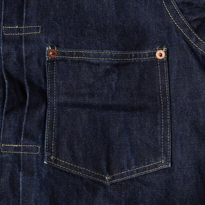 22AW 大戦モデル セルビッジ デニム トラッカー ジャケット (WW2 Raw Denim Jacket 3620400101) / MADE In JAPAN
