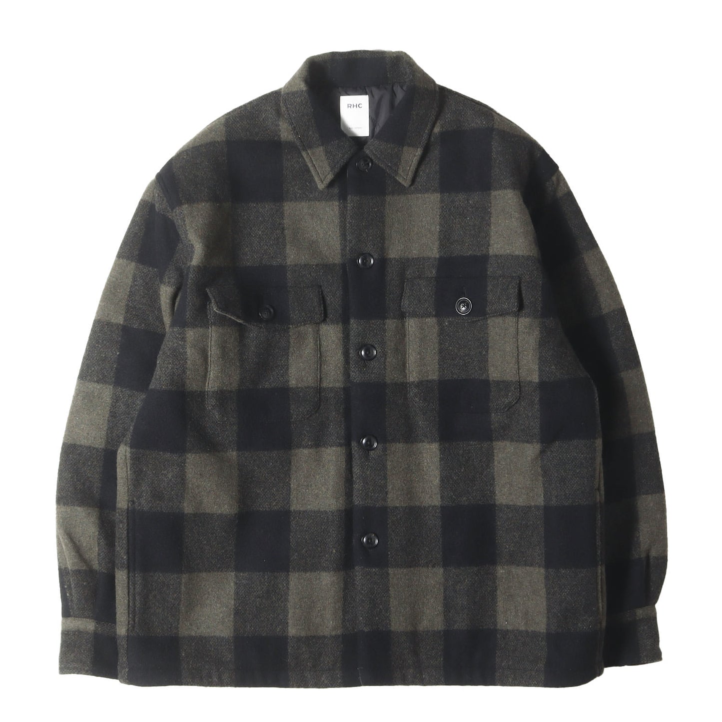 24AW チェック柄 CPO ウール シャツ ジャケット (Wool Checked CPO Shirt Jacket 4020400032) / MADE IN JAPAN