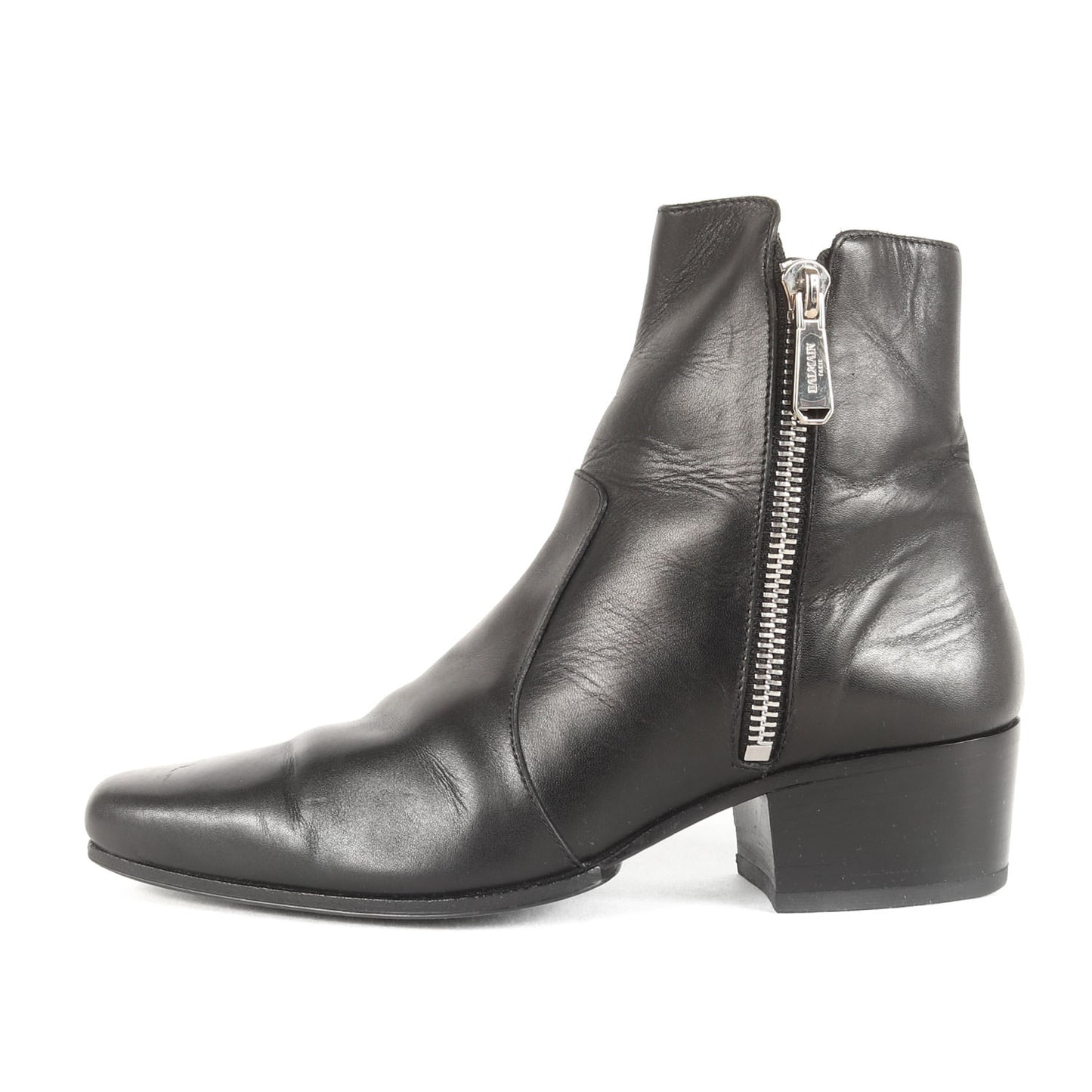 サイドジップ ヒール ブーツ