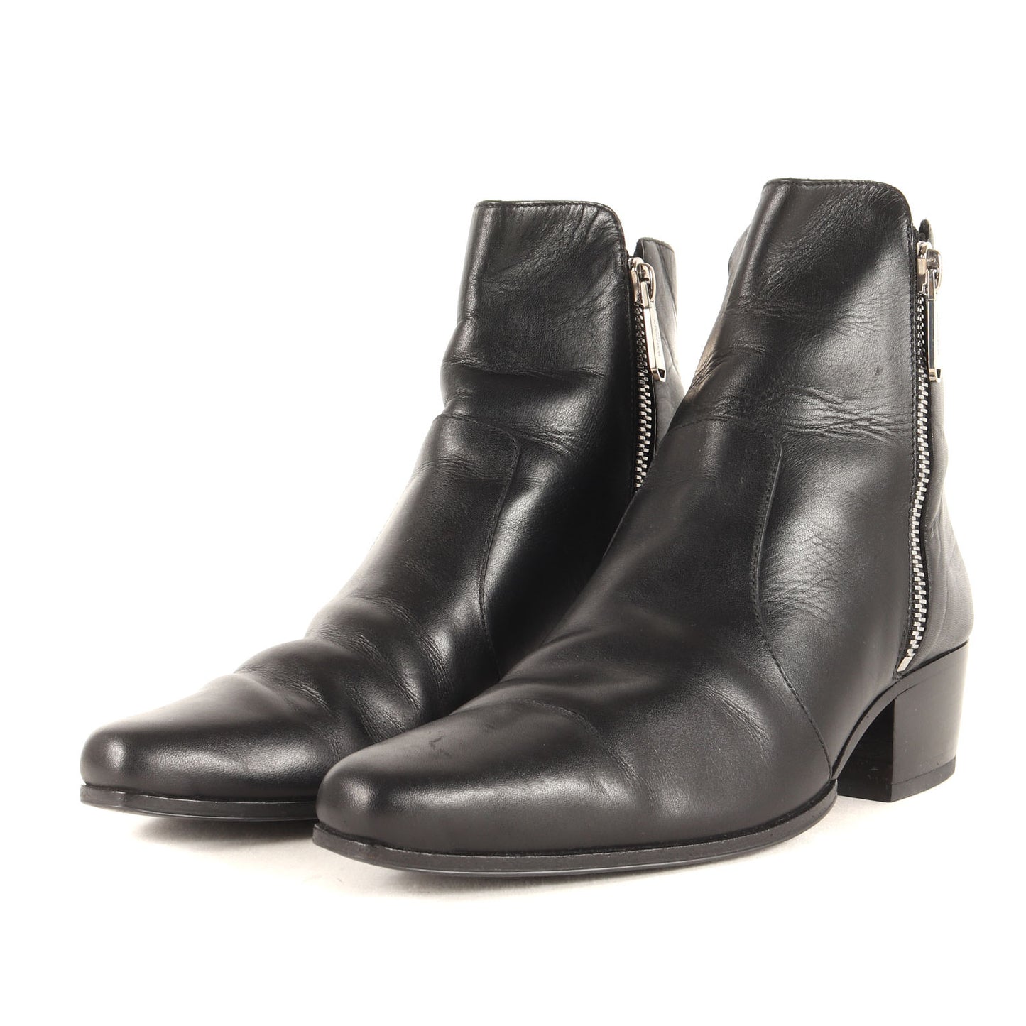 サイドジップ ヒール ブーツ