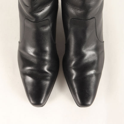 サイドジップ ヒール ブーツ