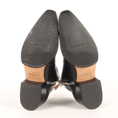 サイドジップ ヒール ブーツ