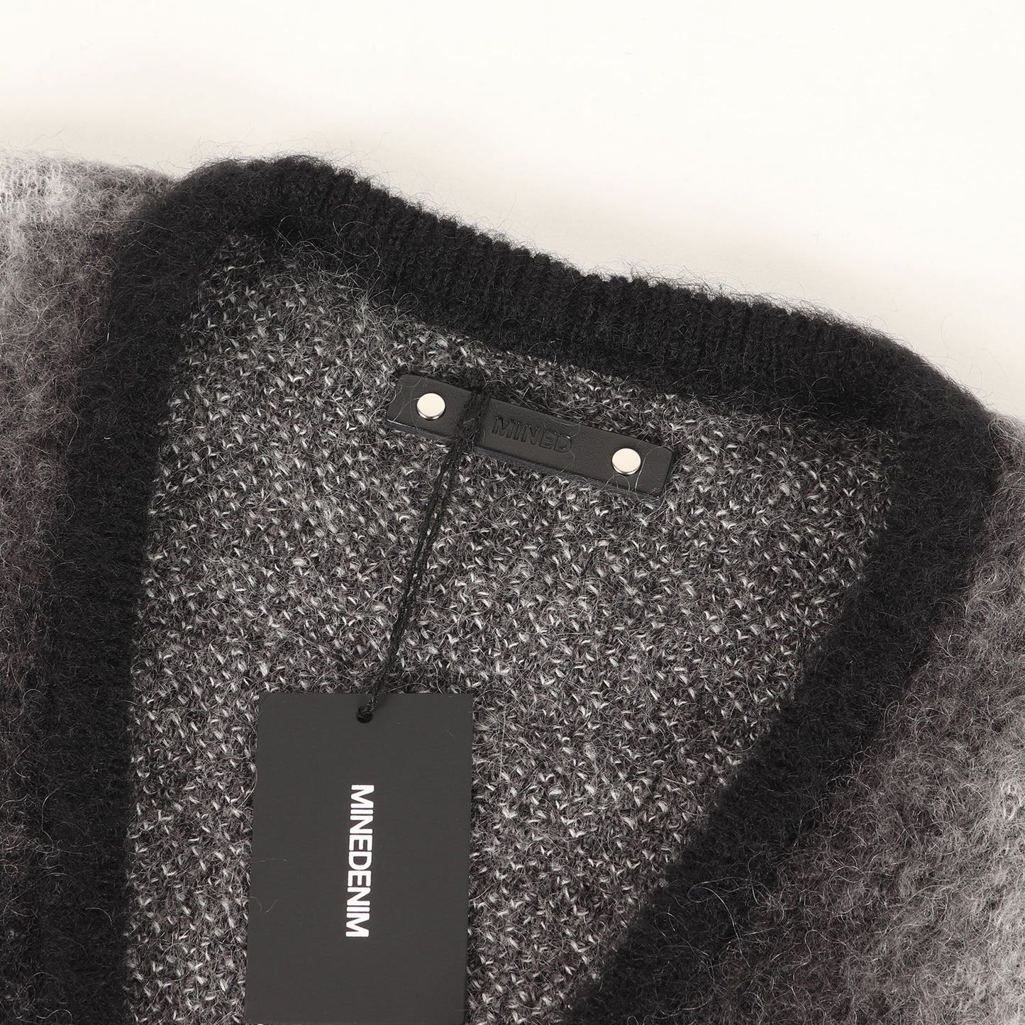 25AW ファジーストライプ モヘアニット カーディガン (Fuzzy Stripe Mohair Knit Cardigan 2509-6001)