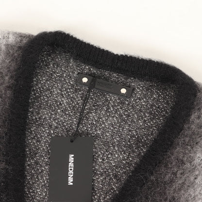 25AW ファジーストライプ モヘアニット カーディガン (Fuzzy Stripe Mohair Knit Cardigan 2509-6001)