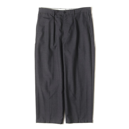1タック ウール混ポリ スラックスパンツ (MGD IN1PLEATED SLACKS 8114-177-0930)