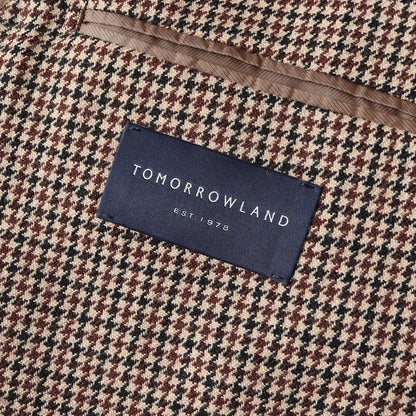 ハウンドトゥース 段返り3B アンコン テーラード ジャケット (63-07-84-07310)