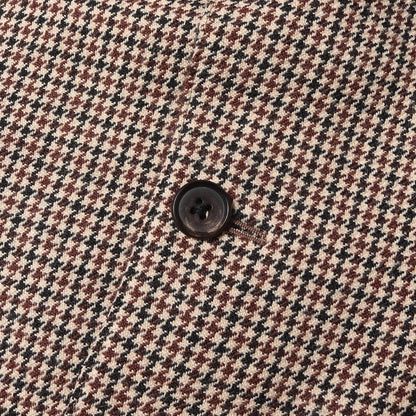 ハウンドトゥース 段返り3B アンコン テーラード ジャケット (63-07-84-07310)