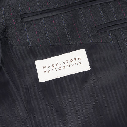 ツインストライプ ウール 2B テーラード ジャケット (H1E10-580-07) / TROTTER MADE IN JAPAN