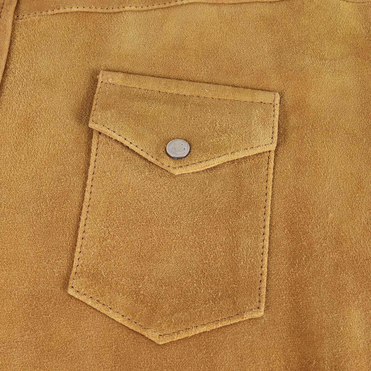 ゴートスウェード ウエスタン シャツ (SUEDE LEATHER WESTERN SHIRT 211147601)