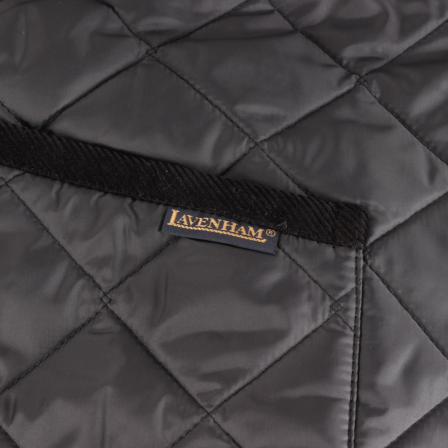 裏地ブロックチェック キルティング コート